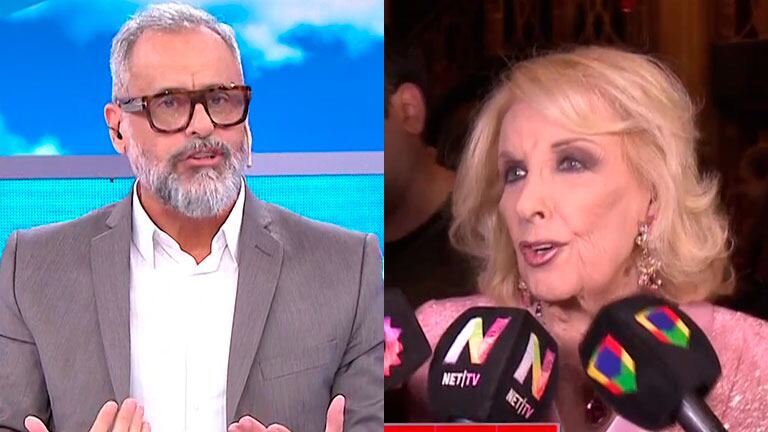 Jorge Rial le respondió a Mirtha Legrand en Intrusos