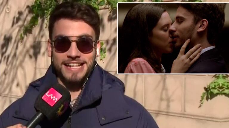 Albert Baró habló en LAM de los rumores de romance con Delfina Chaves