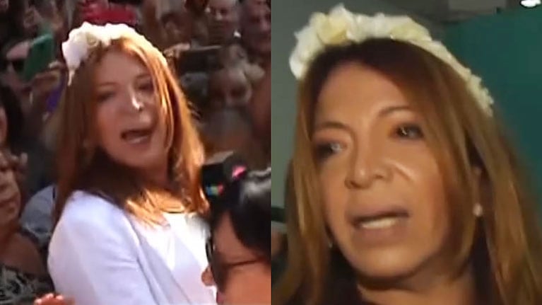Una cholula se infiltró en el civil de Lizy Tagliani y Sebastián Nebot