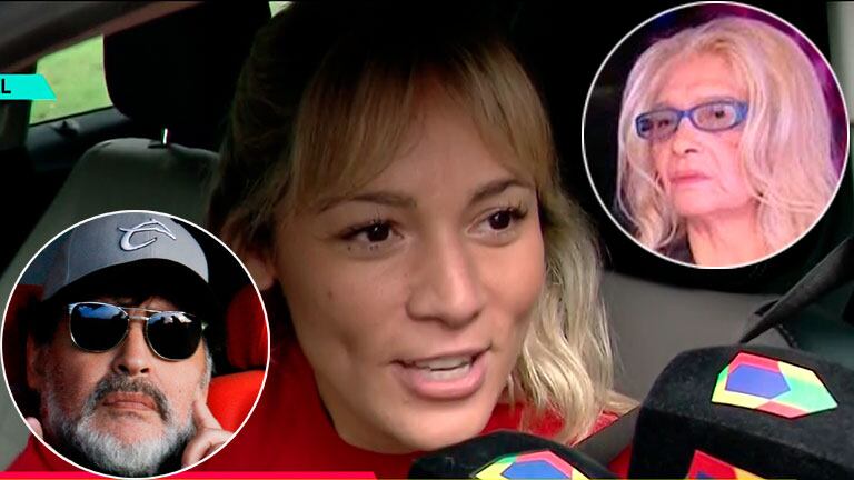 Rocío Oliva habló tras la frustrada mediación con Diego Maradona por los 6 millones de dólares que le reclama