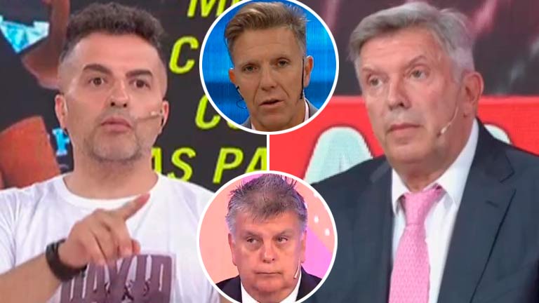 El fuerte cruce de Ángel de Brito y Mauricio D´Alessandro en vivo en LAM