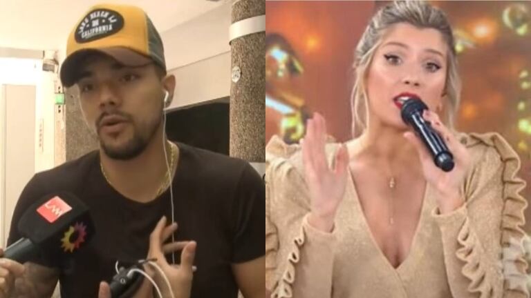 La picante frase de Tyago Griffo sobre el roce en vivo que tuvo con Laurita Fernandez: "Me molestó porque me preguntó y se contestó sola"