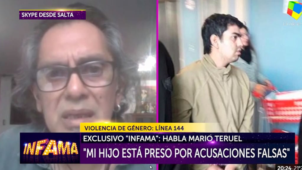 Mario Teruel habló de su hijo, preso por presunto abuso sexual: “Él no es un violador”
