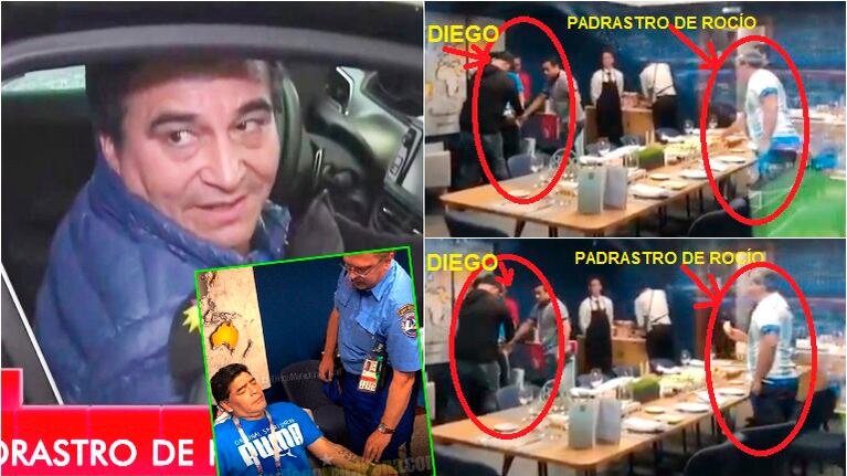 La explicación del padrastro de Rocío Oliva luego de comer una empanada en el Mundial mientras asistían a Maradona