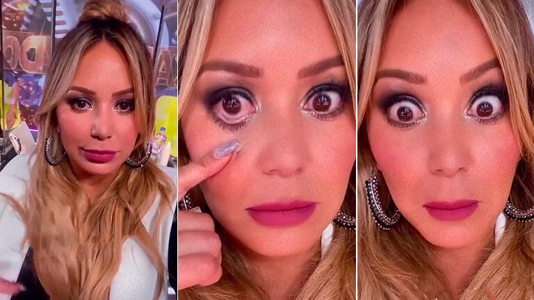 Karina la Princesita enfrentó los comentarios alusivos a tener "sus ojos rojos"