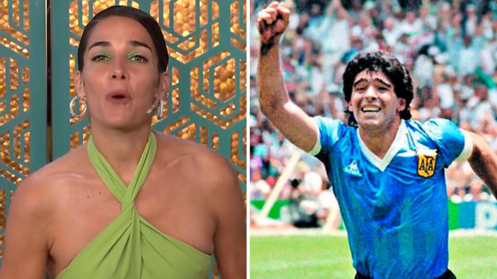 El afectuoso saludo de Juana Viale a la familia de Diego Maradona