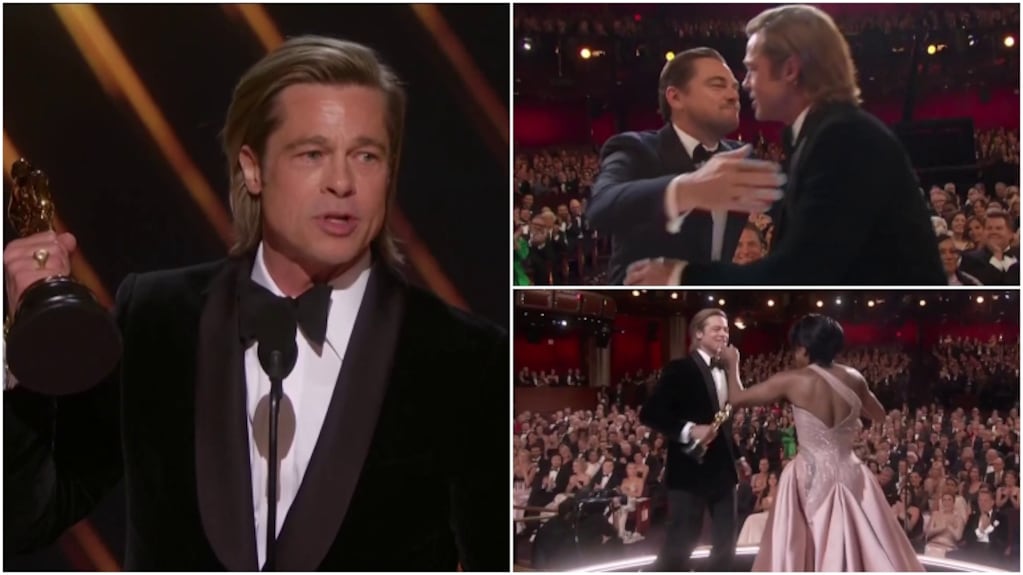 Brad Pitt se llevó su primer Oscar: "Se los dedico a mis hijos que los adoro"