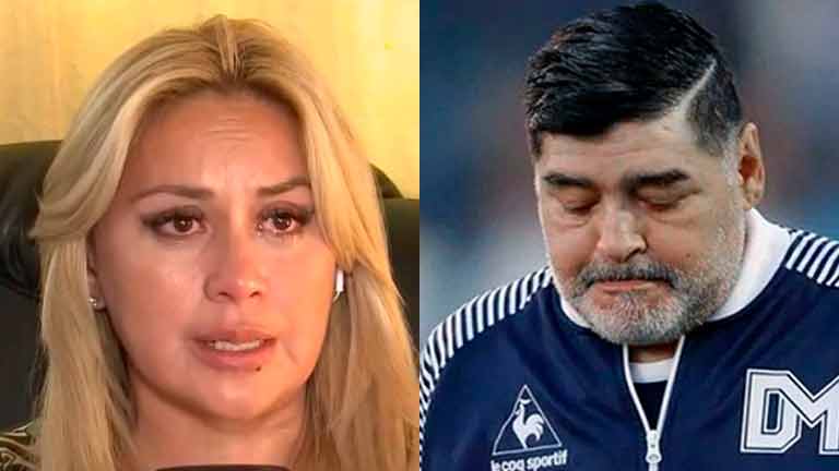 Verónica Ojeda se quebró al contar su despedida final de Diego Maradona
