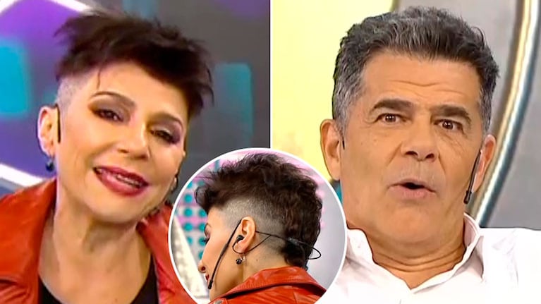 Carolina Papaleo despistó a Julián Weich con su nuevo look