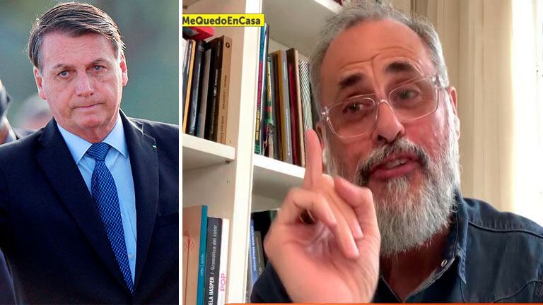 Jorge Rial disparó contra Jair Bolsonaro luego de que le confirmara que le dio positivo el test de coronavirus