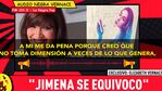 La Negra Vernaci salió a bancar a Jimena Barón en medio de la polémica