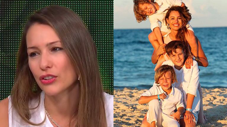 Pampita habló de la relación de sus hijos con la fama