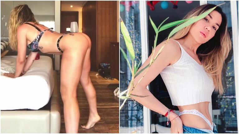 Jimena Barón hizo un "desafío hot": "Yo lo llamo talento"