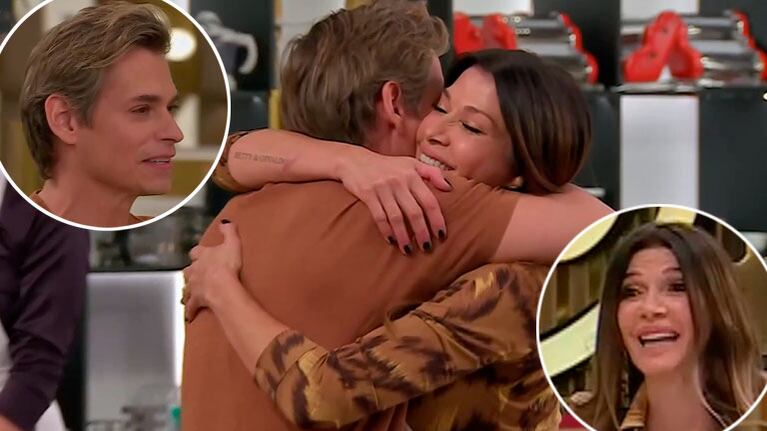 Catherine Fulop se reencontró con Carlos Baute en MasterChef Celebrity