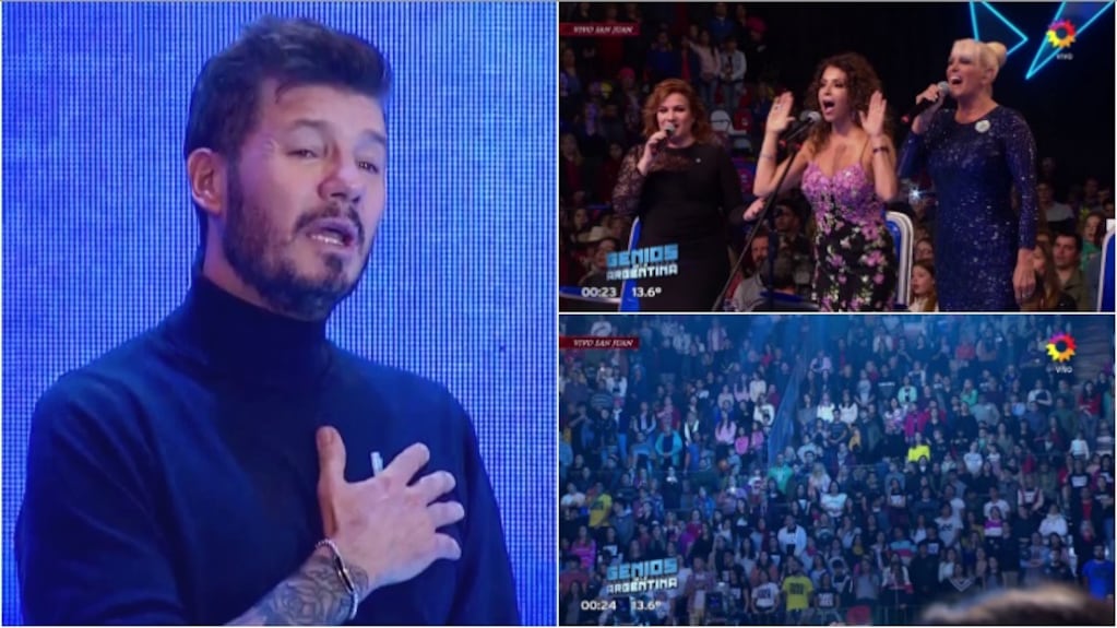 Patricia Sosa, Valeria Lynch y Lucía Galán entonaron el Himno Nacional Argentino en Genios de la Argentina