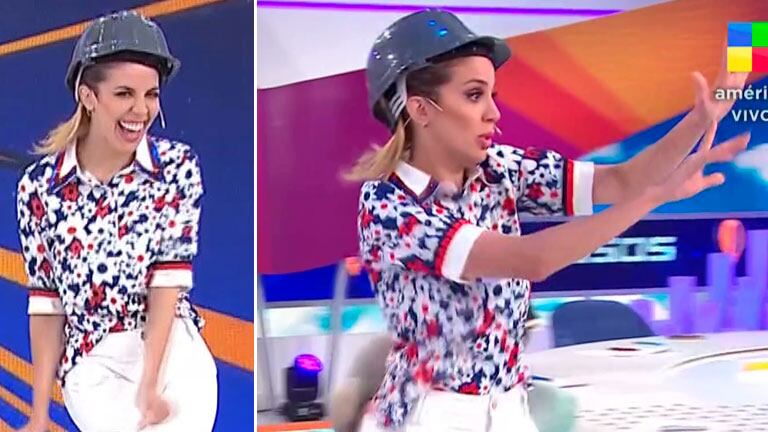 Virginia Gallardo no aguantó y se fue corriendo al baño en pleno Intrusos