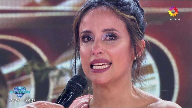 Lourdes Sánchez quebró en llanto en su regreso al Súper Bailando