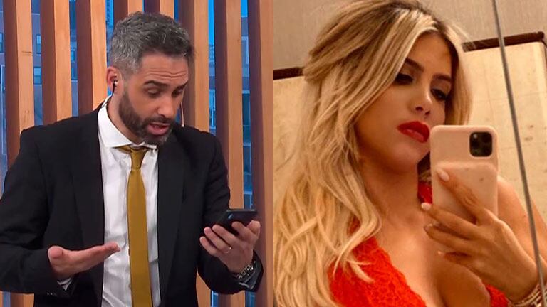 El Pollo Álvarez mostró el mensaje que le mandó a Wanda Nara