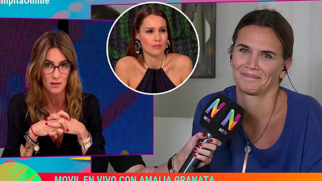 La maleducada frase de Amalia Granata tras una dolorosa confesión de una panelista de Pampita Online