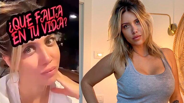 El insólito resultado del juego viral que jugó Wanda Nara sobre lo que le haria falta en su vida
