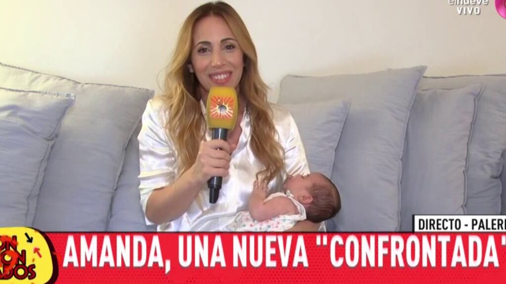 Paula Varela presentó a Amanda, su beba de dos meses, en Confrontados: "Salió perfecta"