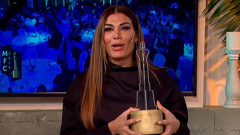 Florencia de la Ve agradeció sorprendida a Aptra por sus dos nominaciones al Martín Fierro de Cable