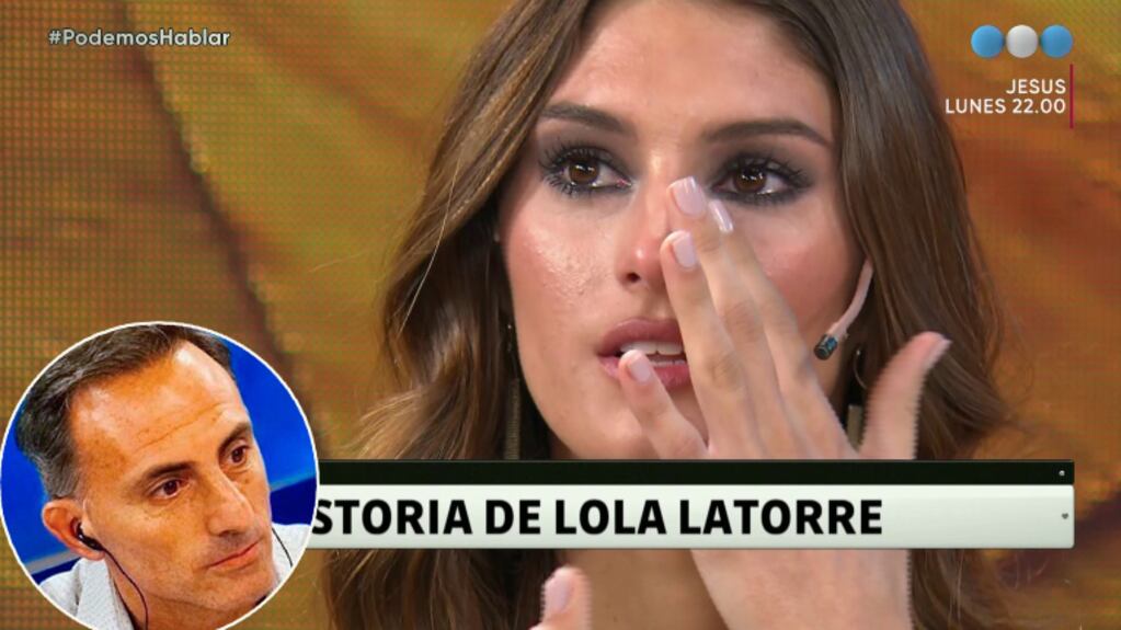 Lola Latorre lloró en PH Podemos hablar por la polémica de Diego Latorre