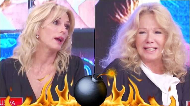 Solita Silveyra y un pase de facturas a Yanina Latorre en vivo