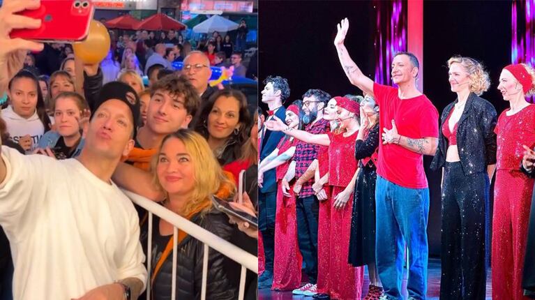 Furor por Tootsie: Nico Vázquez agradeció emocionado a quienes lo esperan a la salida del teatro