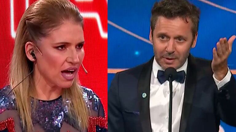 Fernanda Iglesias destrozó a Benjamín Vicuña tras su romántica declaración a Pampita en los Martín Fierro 2023