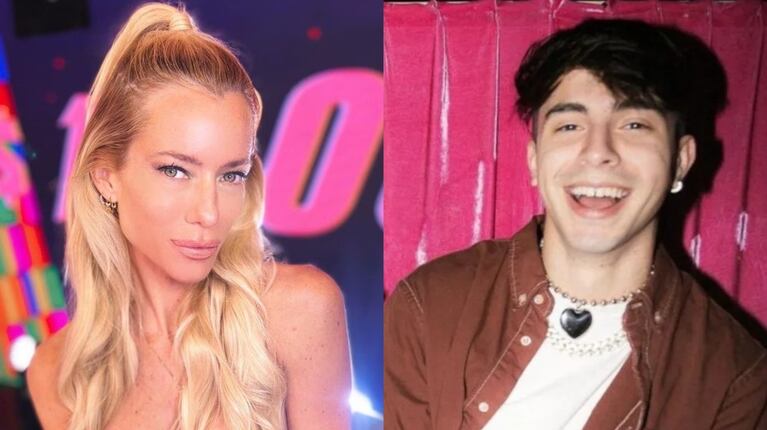 Inesperado acercamiento entre Nicole Neumann y Rusherking: el llamativo gesto en Los 8 escalones