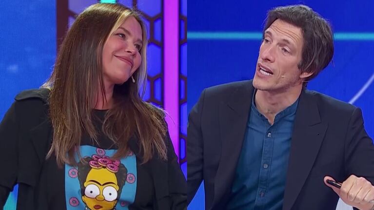 La pregunta de Iván de Pineda a Nazarena Vélez: "¿Sigue siendo tu placer más grande un plato de papas fritas?"