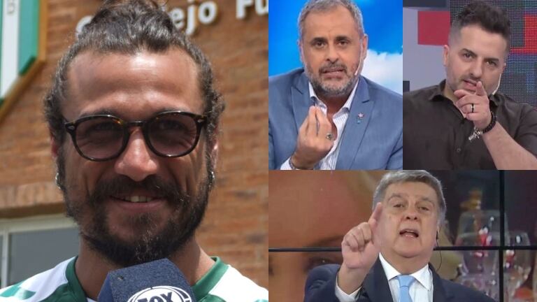 Daniel Osvaldo, furioso contra Ángel de Brito, Jorge Rial y Luis Ventura