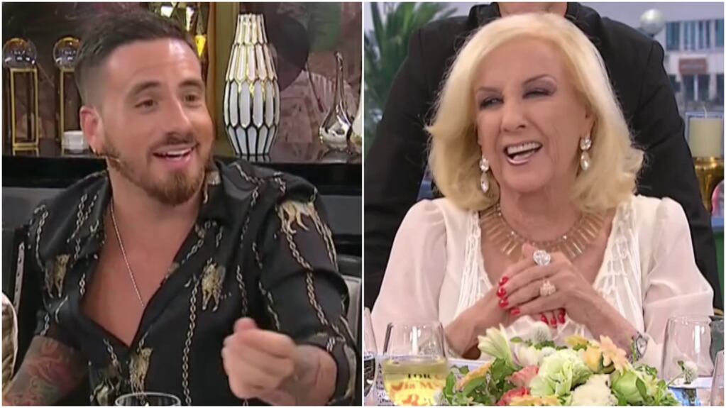 Mirtha Legrand le declaró su amor a Fede Bal: "Si yo tuviera 40 años menos me enamoraría de vos"