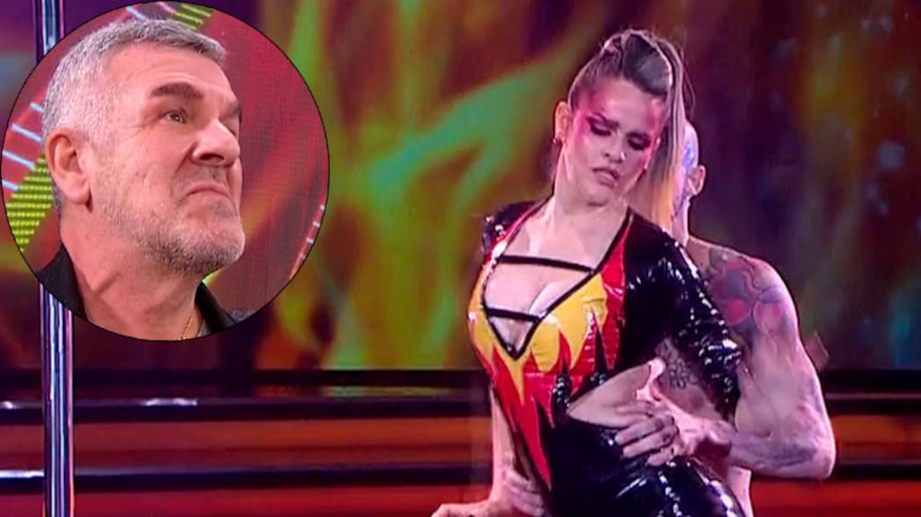 Dady Brieva observó atento a La Chipi bailar cerrar el ritmo del caño en La Academia ShowMatch