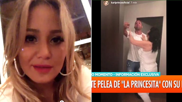Karina La Princesita transmitió en vivo un grave episodio con su hermano: "¡Esto es violencia de género!"
