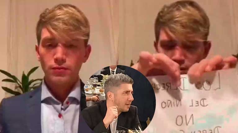 Lucas Benvenuto realizó un vivo para protestar por la presencia de Jey Mammon en los Martín Fierro