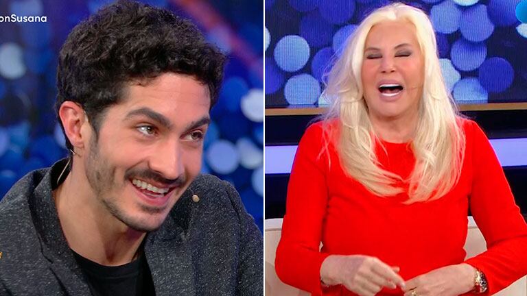 Susana Giménez contó la divertida anécdota del día en que conoció al Chino Darín: “Me hizo pis en la cara”