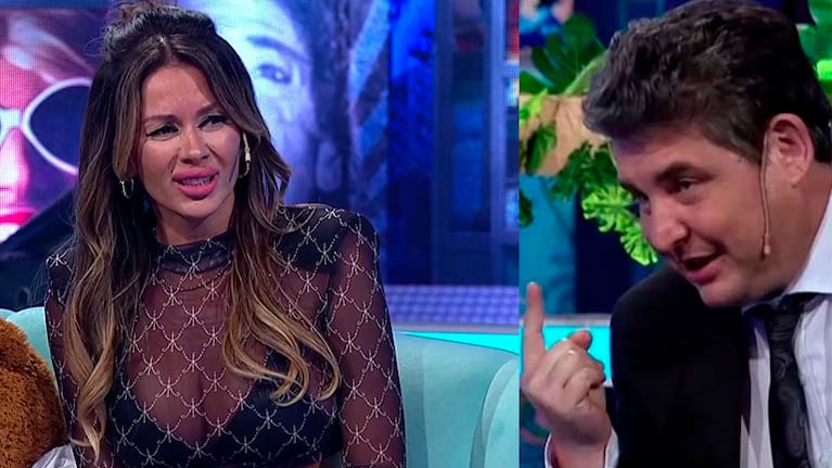 Tenso momento de Karina Jelinek con Gabriel Schultz en Los Mammones