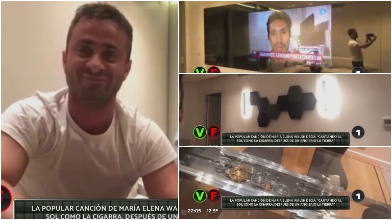 Conocé el lujoso departamento que Martín Baclini tiene en Puerto Madero