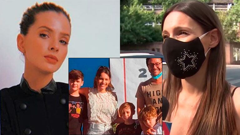 Pampita habló del supuesto enojo de China Suárez por la foto familiar con Benjamín Vicuña