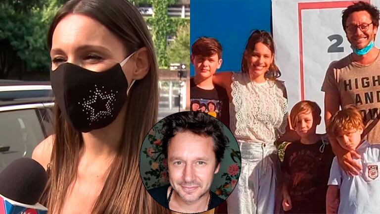 Pampita habló de su foto familiar con Benjamín Vicuña