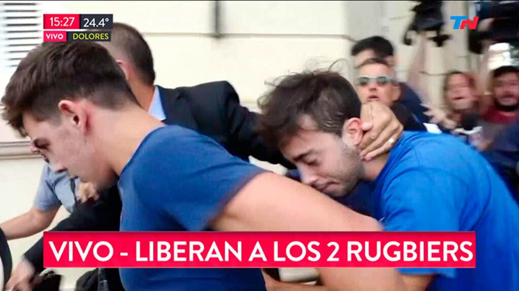 Los rugbiers Alejo Milanesi y Juan Pedro Guarino, acusados por el asesinato de Fernando Báez Sosa, fueron liberados