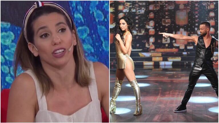 Picante frase de Cinthia Fernández tras el acercamiento de Baclini a su partenaire: "Que se compre una escalera"