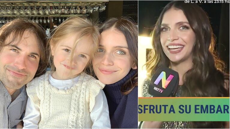 El tierno gesto de la hija de Zaira Nara con su hermanito en camino