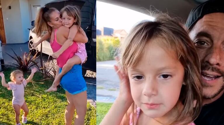 Francisco Delgado mostró el reencuentro de su hija con Barby Silenzi