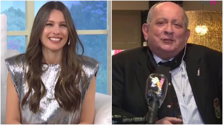 Pampita y su reacción tras que Chiche Gelblung afirmara que todos los hombres que se separan, se enamoran de una mujer más fea