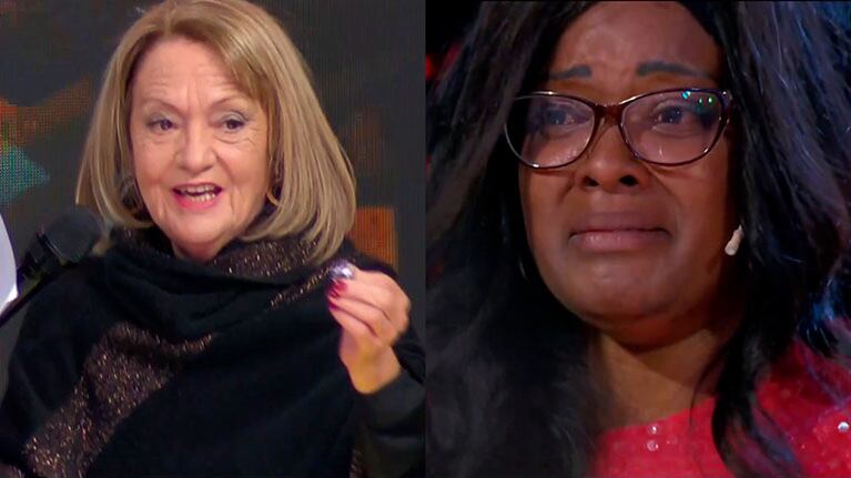 Los 8 Escalones del Millón: emotivo momento entre Mercedes Carreras y una participante