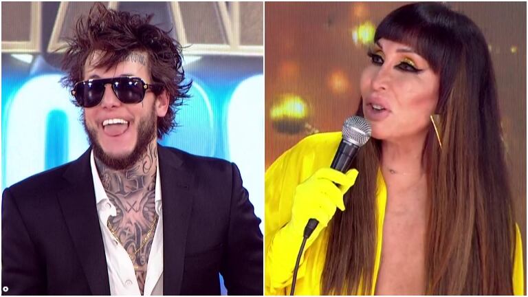 Moria Casán, sin filtro en el debut de Alex Caniggia en Cantando 2020: "Papito, ¿vos te hiciste los dientes?"