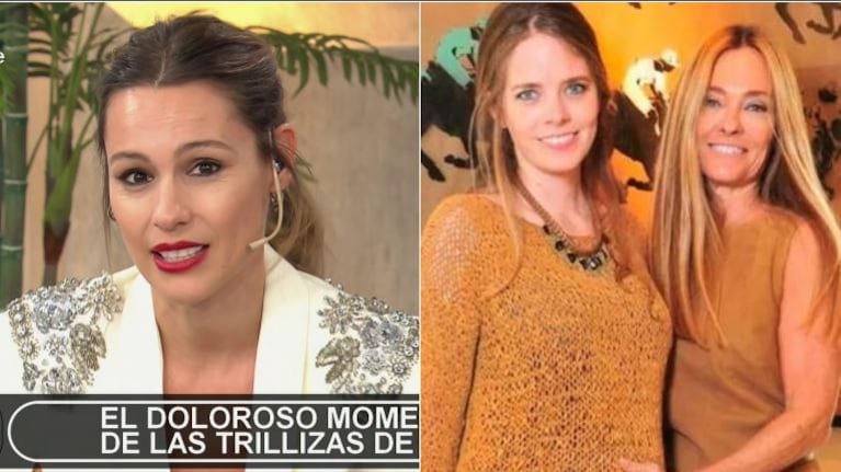 Pampita, dura sobre las fotografías del velatorio de Geñi, la hija de Eugenia de las Trillizas de Oro